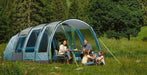 Coleman Tunnel Tent Meadowood 4L 4 Person Black Out Bedrooms Grey Camping Garden Coleman - UK Camping And Leisure