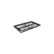 Crespo Table AP/247-M-89 Black 110 x 70cm Crespo - UK Camping And Leisure