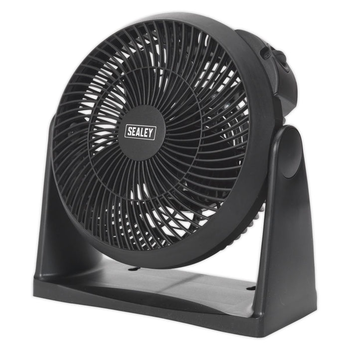 Sealey Desk/Floor Fan 3-Speed 8" 230V SFF08 Sealey - UK Camping And Leisure