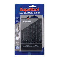 Drill Bit Set (HSS): High Speed Steel Drill Bits for Metal, Wood, and Plastic (