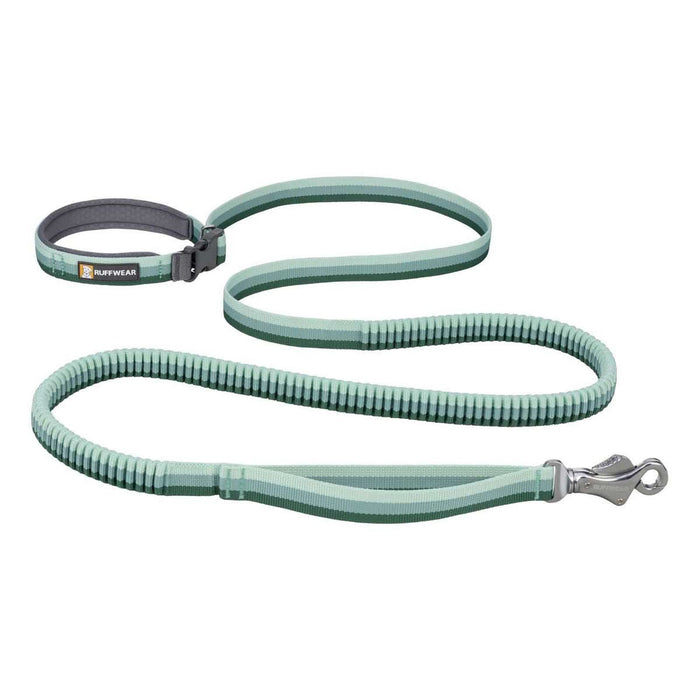 Ruffwear Roamer Bungee Dog Running Lead River Rock Green (2.2 - 3.4m) Ruffwear - UK Camping And Leisure