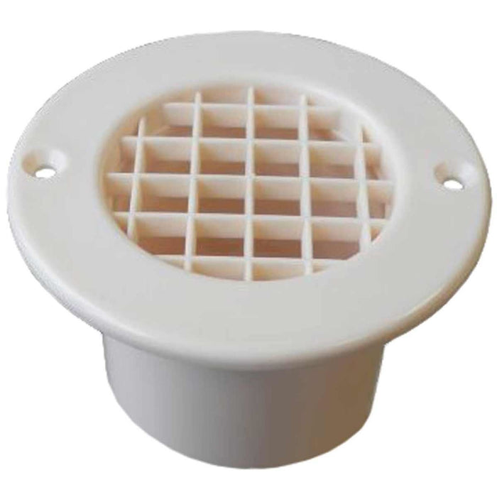 Mesh Floor Vent Off White 75mm AG - UK Camping And Leisure
