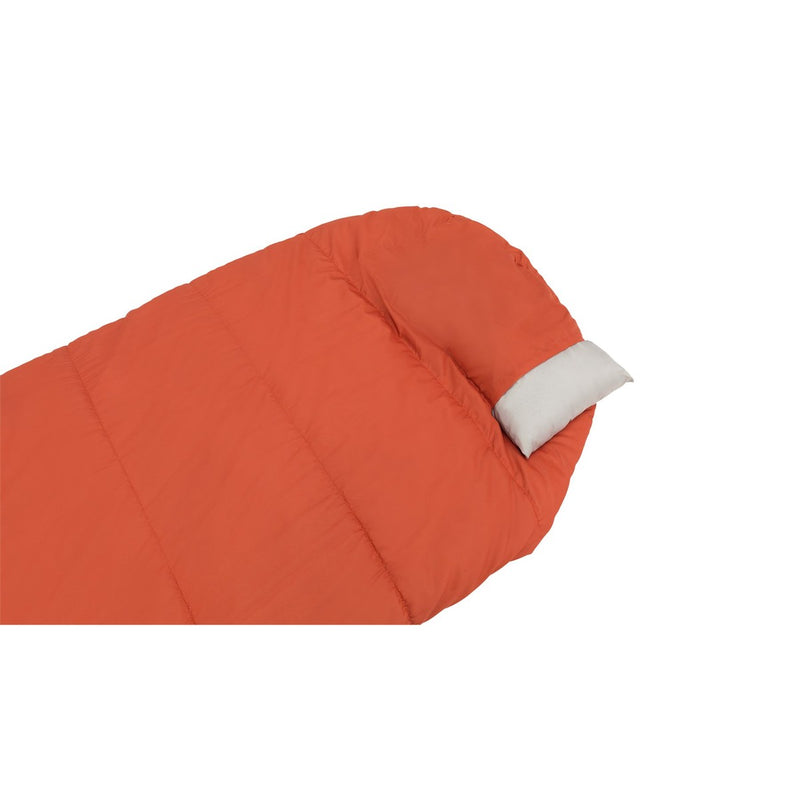 Outwell Campion Lux Orange Single Sleeping Bag 3 Season - View 3