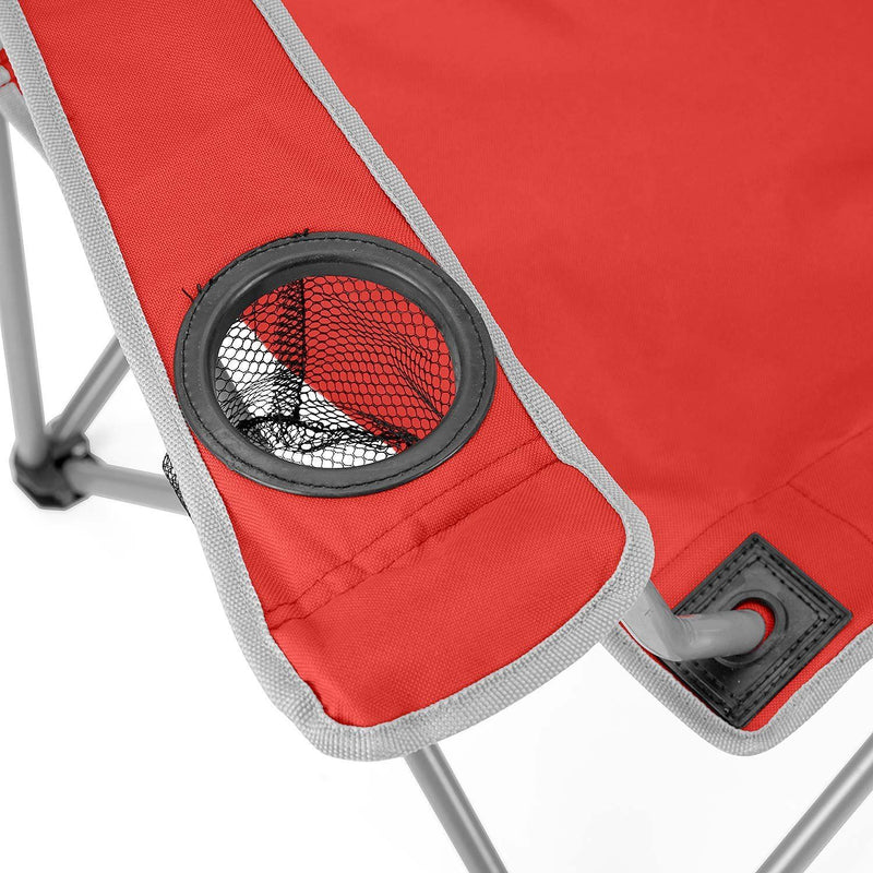 Vw Folding Camping Chair Red OL0197 Board Masters - UK Camping And Leisure