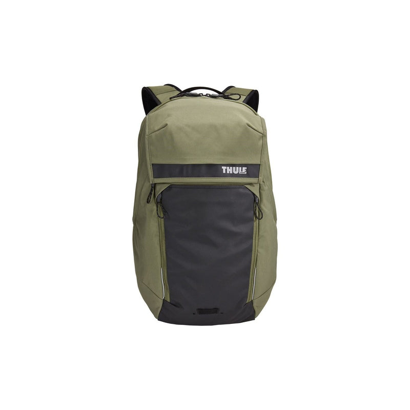 Thule Paramount Commuter Rucksack 27L Olivine Green Cycling Backpack Thule - UK Camping And Leisure