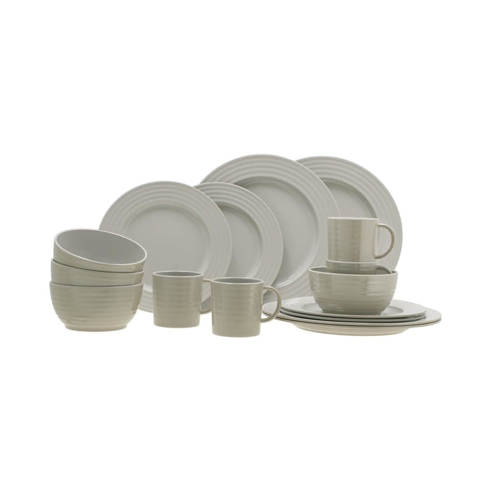 Travellife Rota Tableware Set Beige 16 Pieces 1191370 Travellife - UK Camping And Leisure