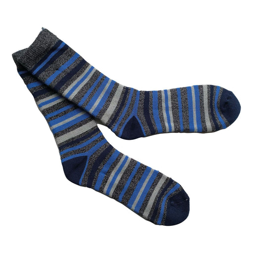 Mens lightweight thermal insulated striped socks (assorted colours) 2741 UK Camping And Leisure - UK Camping And Leisure