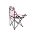 Bo-Camp Urban Collection Folding Chair Madison Black/White Bo-Camp - UK Camping And Leisure