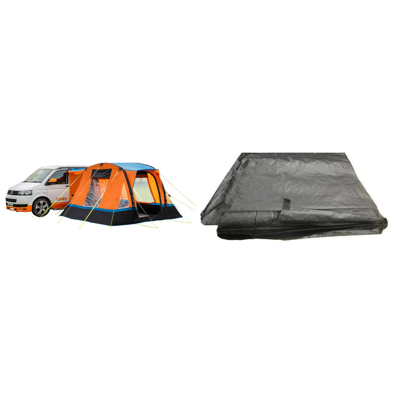 Olpro Cubo Breeze v2 Campervan Awning Orange - OB143 + Cubo / Cubo Bundle