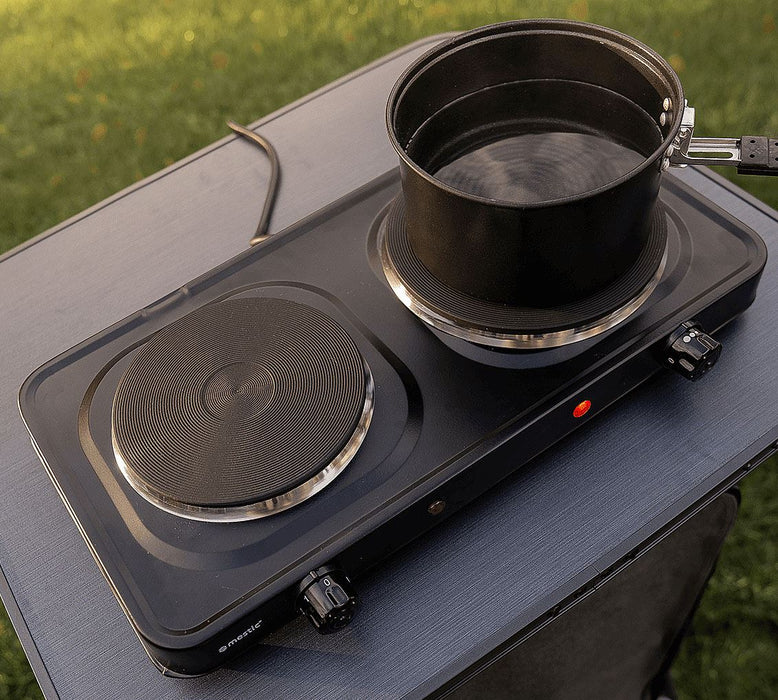 Mestic Double Hotplate Stove Mkt-200 Uk Mestic - UK Camping And Leisure
