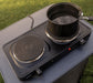 Mestic Double Hotplate Stove Mkt-200 Uk Mestic - UK Camping And Leisure