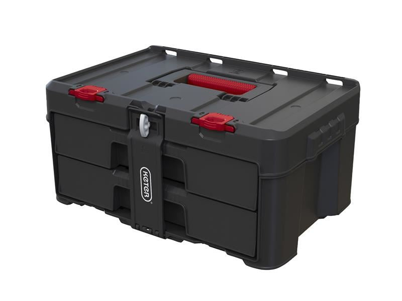 Keter Stack N Roll 2-Drawer Unit Keter - UK Camping And Leisure