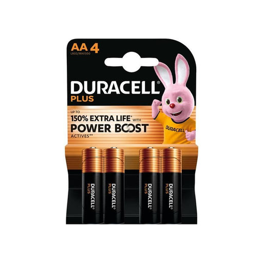 Duracell AA Cell Plus with Power Boost Batteries (Pack 4) Duracell - UK Camping And Leisure