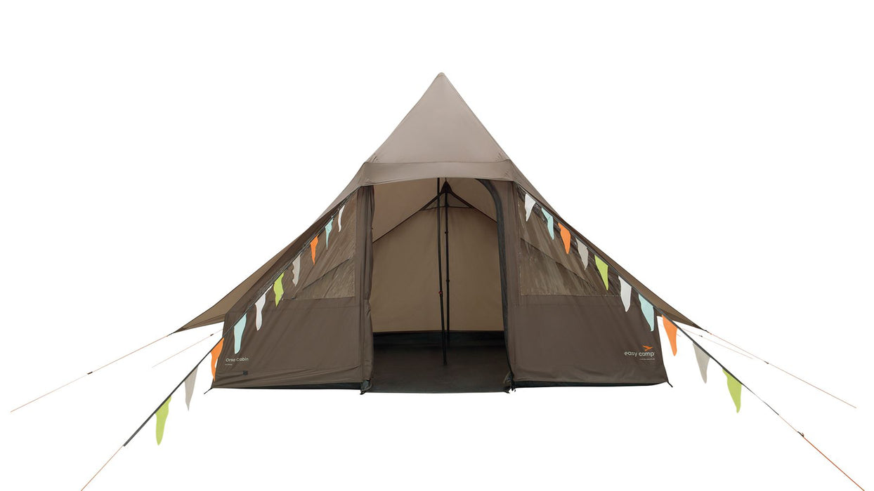 Easy Camp Orsa Cabin Tent Dark Sand 8 Person Easy Camp - UK Camping And Leisure