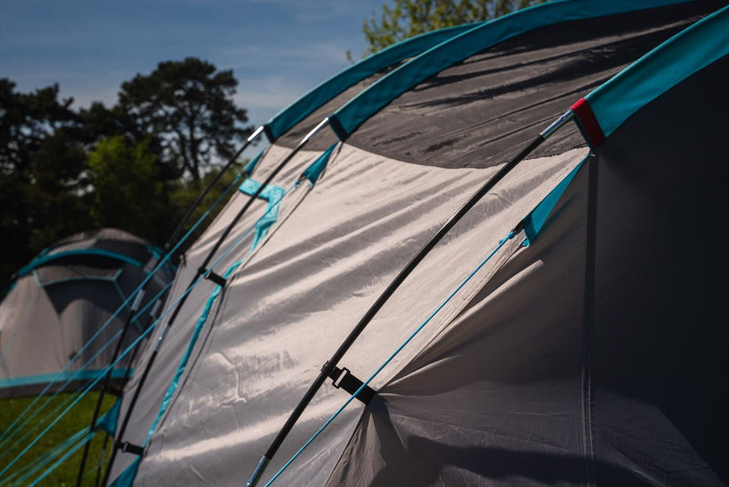 Olpro The Stafford Poled Tent 6 Berth Poled Family Tent | waterproof, blackout, sewn-in groundsheet, easy setup