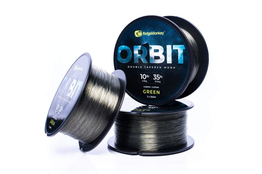 RidgeMonkey Orbit Double Tapered Mono 15/40lb Green RidgeMonkey - UK Camping And Leisure
