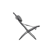 Crespo Lounger AP/262 Tex Comfort Light Grey Crespo - UK Camping And Leisure