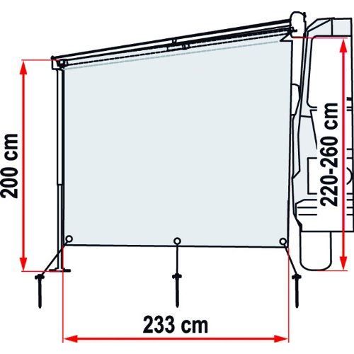 Fiamma Sun View Side F45/F80 08185-01- Fiamma - UK Camping And Leisure