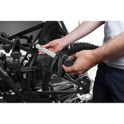 Thule EasyFold XT three-bike platform towbar bike rack black/aluminium Towbar Bike Rack Thule - UK Camping And Leisure