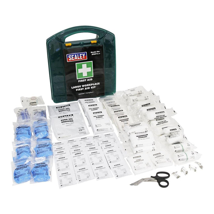 Sealey First Aid Kit Large BS 8599-1 Compliant SFA01L Sealey - UK Camping And Leisure