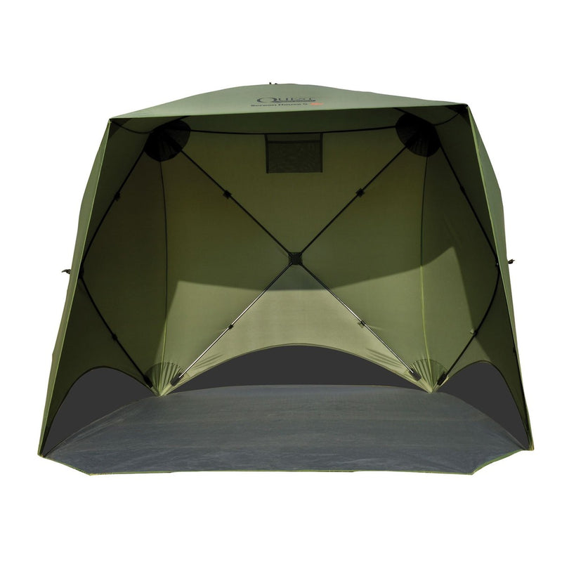Quest Screen House 4 Mini pop up Gazebo Green Quest - UK Camping And Leisure