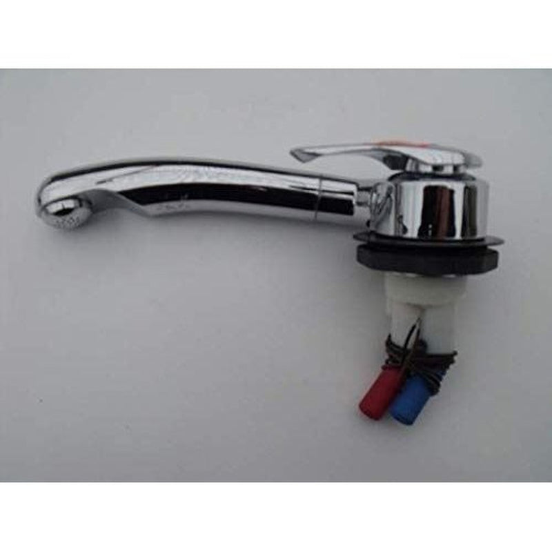 Reich Twist Sgl Lever Mix Chrome 90 Elbow 575-040000PSK2 Reich - UK Camping And Leisure