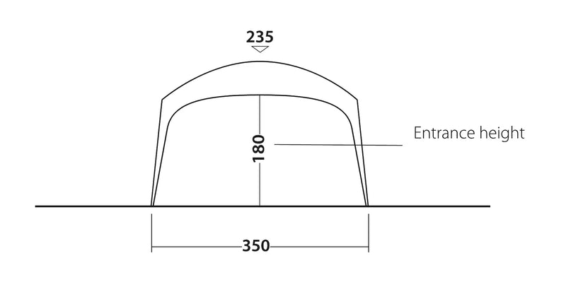Event Lounge Large 3.5 x 3.5m Shelter 111359 - Versatile Outdoor Gathering Space