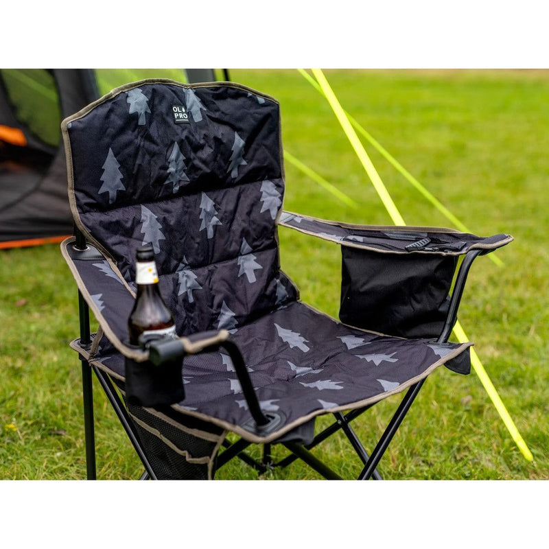 Olpro Camping Chair Henwick Patterned Padded Limited Edition