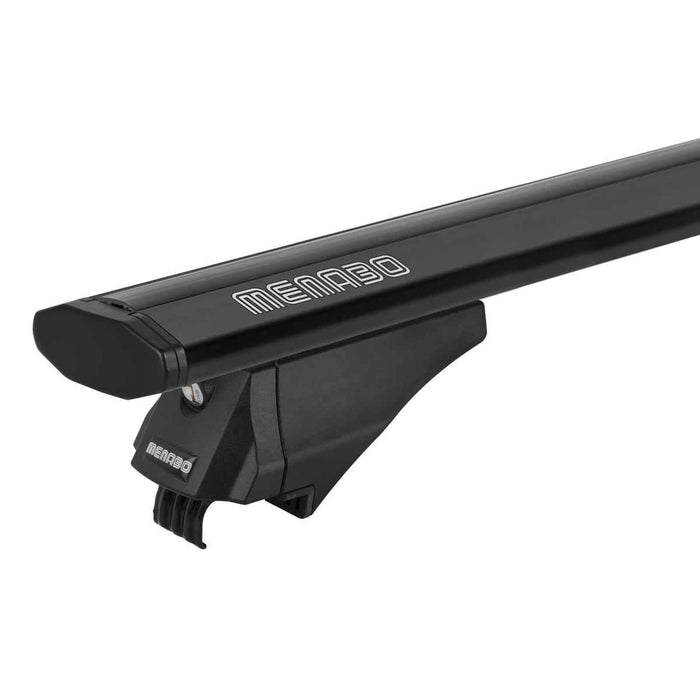 Menabo Leopard Black Duo Rail Roof Bars (75g Max.) Menabo - UK Camping And Leisure