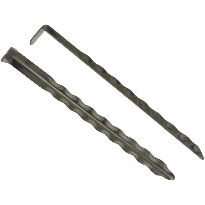 W4 Rippled angled tent peg 8in 37696 W4 - UK Camping And Leisure