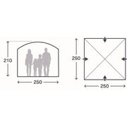 Kampa MOD 250 Dune Modular Shelter Tent Awning - View 9
