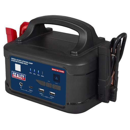 Sealey 3500A 12/24V Lithium Jump Starter Power Pack SL36S Sealey - UK Camping And Leisure