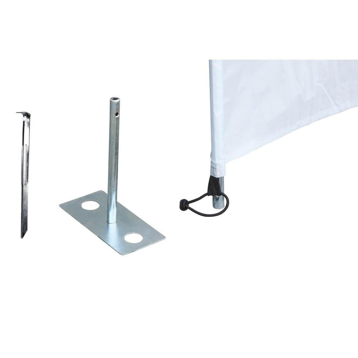 Bo-Camp Windbreak Peg with Plate 30cm 4 Pieces