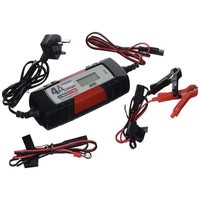 MAYPOLE 7423 Electronic Car Battery Charger Smart Fast Trickle Pulse Modes 4 AMP