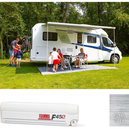 Fiamma F45S 260 PSA Polar White Royal Grey Fiamma - UK Camping And Leisure