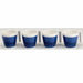 Flamefield Azure Melamine 4 Piece Camping Caravan Mug / Cup Set Flamefield - UK Camping And Leisure