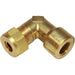 AG Brass Compression Elbow (1/4" BSP Female to 3/8" Compression) AG - UK Camping And Leisure