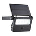 Solar Powered Security Floodlight with PIR Black (200lm / 2W) AG - UK Camping And Leisure
