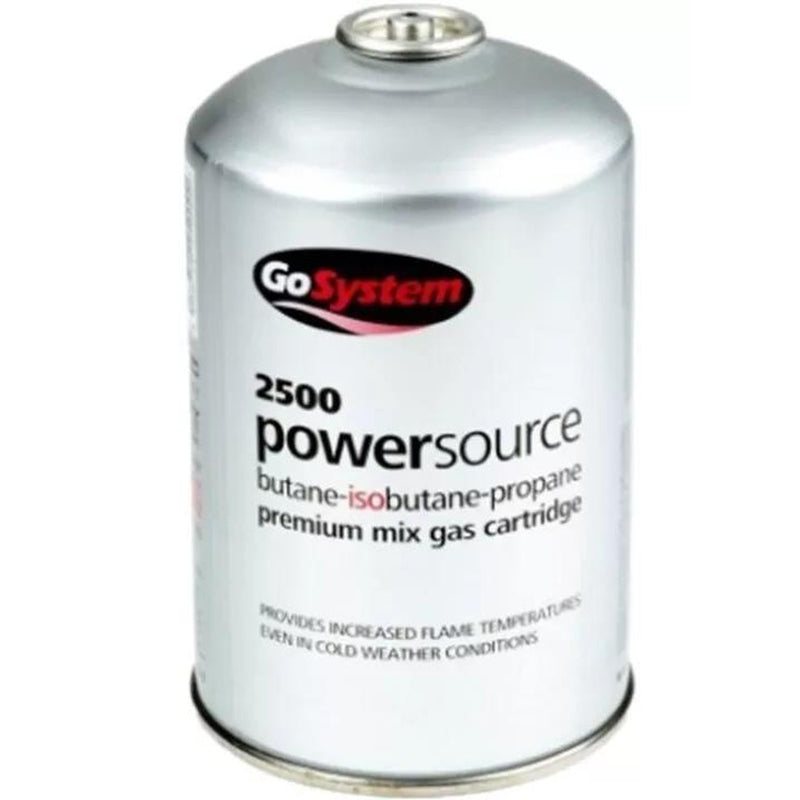 Go System PowerSource Butane Propane Threaded Gas Canister - 445g Go System - UK Camping And Leisure