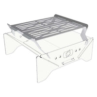 Oxford Grill for Firepit: Stainless Steel Cooking Grate for Outdoor Fire Pit