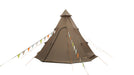 Easy Camp Rands Tipi Tent Dark Sand 8 Person Easy Camp - UK Camping And Leisure