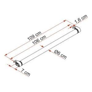 Fiamma Roller Roof Rail 06876-01- Fiamma - UK Camping And Leisure