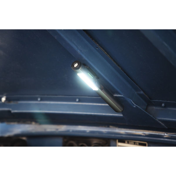 Sealey Penlight Torch with UV 5W COB & 3W SMD LED with Laser Pointer Rechargeabl Sealey - UK Camping And Leisure