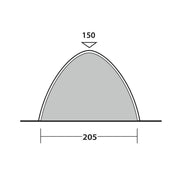 Outwell Free Standing inner Tent Black Outwell - UK Camping And Leisure