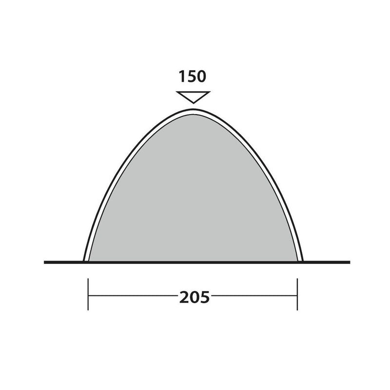 Outwell Free Standing inner Tent Black Outwell - UK Camping And Leisure