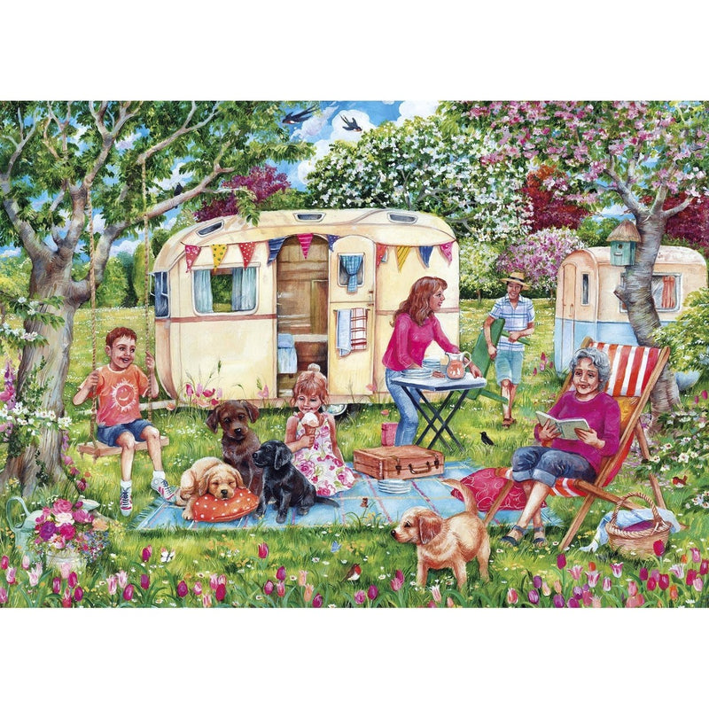 Jigsaw - Gibsons Caravan Escape 1000 Pieces G6271 Gibsons - UK Camping And Leisure