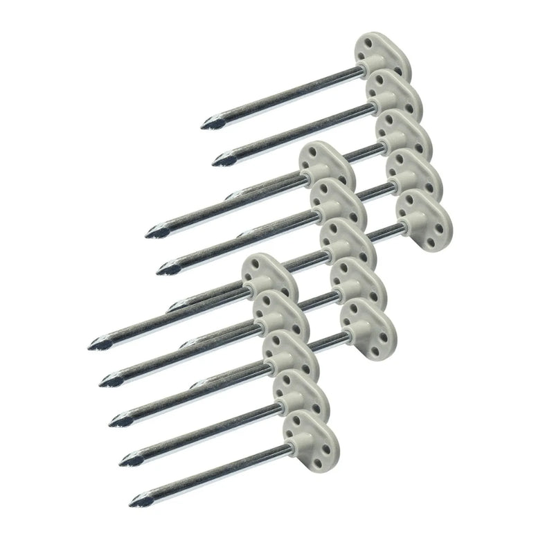Olpro Heavy-Duty Groundsheet Pegs Set 100mm Steel 15 Pack