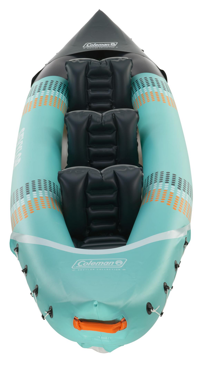 Sevylor Toledo Inflatable Kayak 2 Adults 1 Child | beach