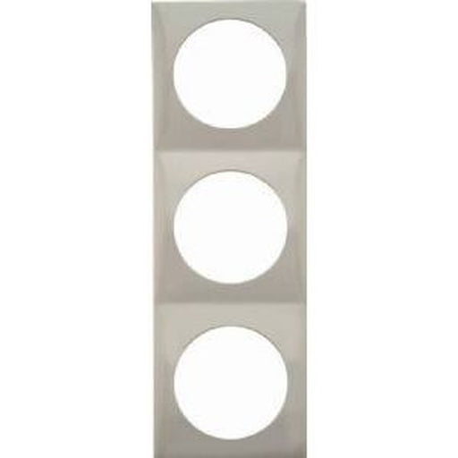 Berker Pure Design Triple Frame Stainless Steel 21247S Berker - UK Camping And Leisure