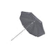Bo-Camp Parasol Articulated Arm Polyester Dia 165cm Grey Bo-Camp - UK Camping And Leisure